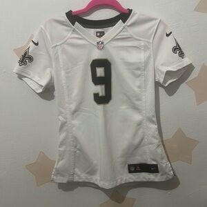 Nike womens White New Orleans Saints #9 Brees NFL Jersey